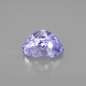 Tanzanita violeta natural de 2,00 ct, corte óvalo, VVS-VS