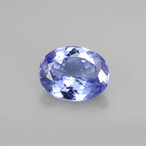 Tanzanita violeta natural de 2,14 ct, corte óvalo, VVS-VS