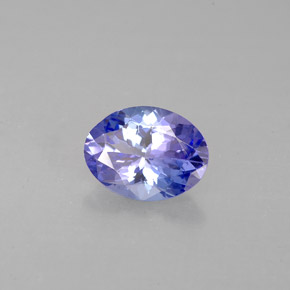 Tanzanita azul natural de 1,00 ct, corte óvalo, VVS-VS