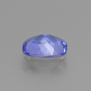 Tanzanita azul natural de 1,25 ct, corte cojín, VS