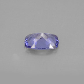 Tanzanita azul natural de 1,01 ct, corte cojín, VVS-VS