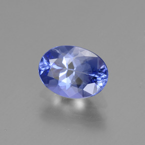 Tanzanita azul natural de 1,12 ct, corte óvalo, VVS-VS