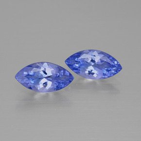 Gemas de tanzanita azul natural de  ct, marquesa, VVS