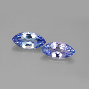 Gemas de tanzanita azul natural de  ct, marquesa, VVS