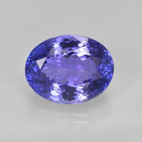 Tanzanita azul natural de 6,26 ct, corte óvalo, VVS