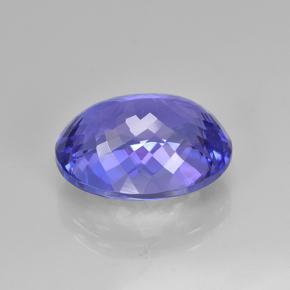 Tanzanita azul natural de 6,26 ct, corte óvalo, VVS