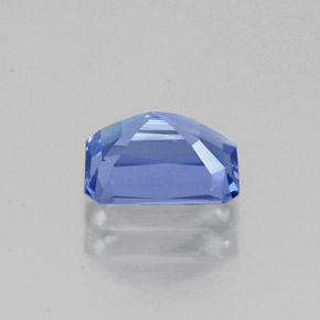 Tanzanita azul natural de 1,21 ct, corte esmeralda, VVS-VS