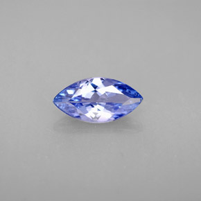 Tanzanita azul natural de 1,08 ct, marquesa, VVS