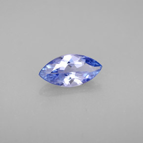 Tanzanita azul natural de 1,08 ct, marquesa, VVS