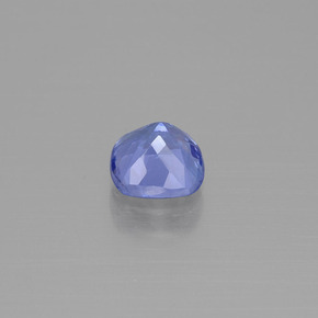 Tanzanita azul natural de 1,08 ct, corte cojín, VVS
