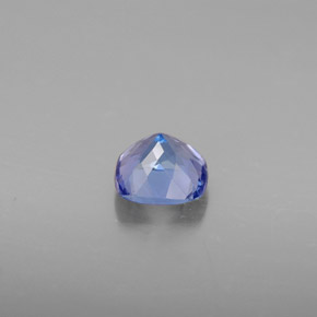 Tanzanita azul natural de 1,07 ct, corte cojín, VVS