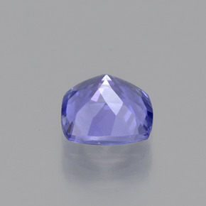 Tanzanita azul natural de 0,93 ct, corte cojín, VVS