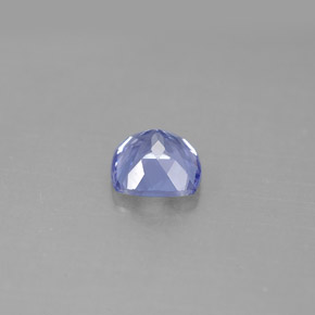 Tanzanita azul natural de 1,05 ct, corte cojín, VVS