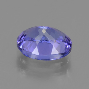 Tanzanita violeta natural de 1,48 ct, corte óvalo, VVS-VS