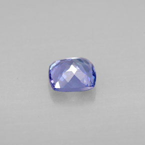 Tanzanita azul natural de 1,03 ct, corte cojín, VVS-VS