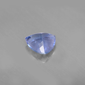 Tanzanita azul natural de 1,24 ct, trillón, VVS-VS