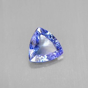 Tanzanita azul natural de 1,15 ct, trillón, VVS-VS