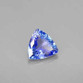 Tanzanita azul natural de 1,09 ct, trillón, VVS-VS