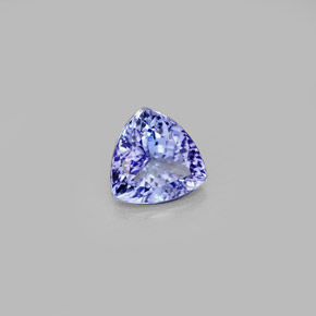 Tanzanita azul natural de 1,24 ct, trillón, VVS-VS