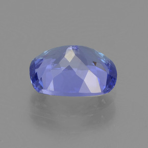 Tanzanita azul natural de 1,35 ct, corte cojín, VS