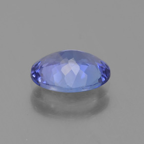 Tanzanita azul natural de 1,24 ct, corte óvalo, VVS