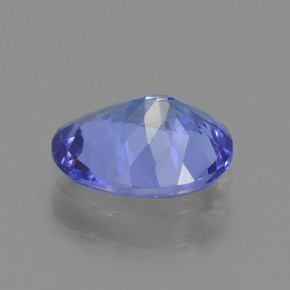 Tanzanita azul natural de 1,22 ct, corte óvalo, VVS