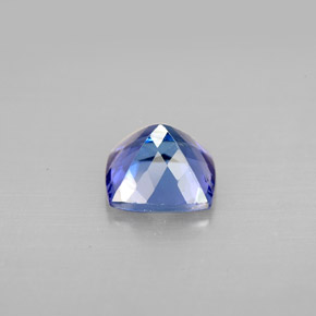 Tanzanita azul natural de 1,19 ct, corte cojín, VS-SI
