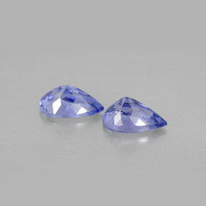 Gemas de tanzanita violeta natural de  ct, en forma de pera, VVS-VS