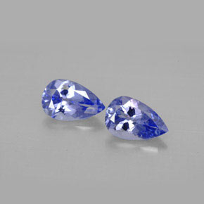 Gemas de tanzanita violeta natural de  ct, en forma de pera, VVS-VS