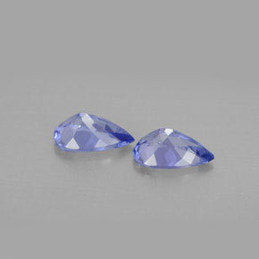 Gemas de tanzanita violeta natural de  ct, en forma de pera, VVS-VS
