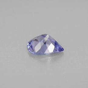 Tanzanita violeta natural de 1,04 ct, en forma de pera, VVS