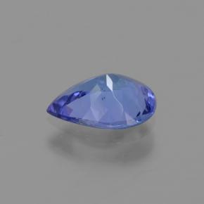 Tanzanita azul natural de 0,88 ct, en forma de pera, VVS-VS