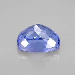 Tanzanita azul natural de 1,78 ct, corte cojín, VVS-VS