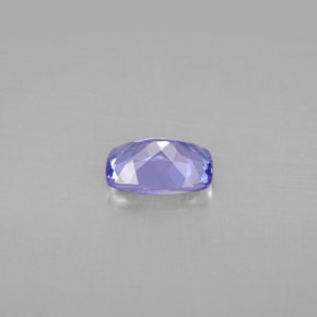 Tanzanita violeta natural de 0,85 ct, corte cojín, VVS-VS
