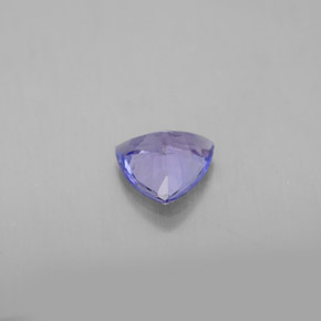 Tanzanita violeta natural de 0,63 ct, trillón, VS