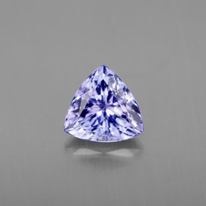 Tanzanita violeta natural de 1,14 ct, trillón, VVS