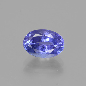 Tanzanita violeta natural de 1,72 ct, corte óvalo, VVS-VS