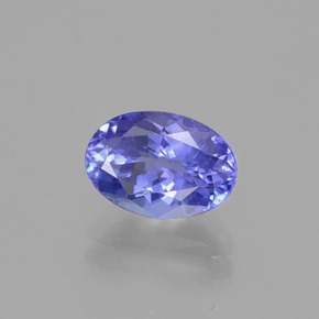 Tanzanita violeta natural de 1,72 ct, corte óvalo, VVS-VS