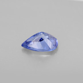 Tanzanita violeta natural de 1,07 ct, en forma de pera, VS