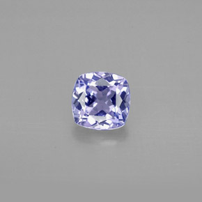 Tanzanita violeta natural de 1,07 ct, cuadrado, VVS-VS