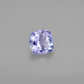 Tanzanita violeta natural de 1,07 ct, cuadrado, VVS-VS