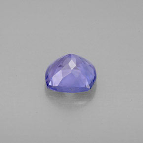 Tanzanita violeta natural de 0,99 ct, corte cojín, VVS