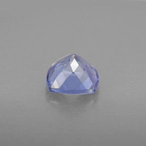 Tanzanita violeta natural de 1,07 ct, corte cojín, VVS