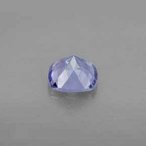 Tanzanita azul natural de 1,04 ct, corte cojín, VVS-VS