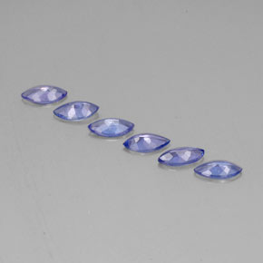Gemas de tanzanita azul natural de 1,82 ct, marquesa, VVS-VS