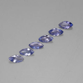 Gemas de tanzanita azul natural de  ct, marquesa, VVS-VS