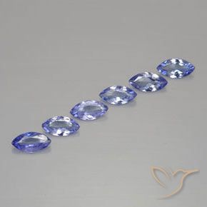 Gemas de Tanzanita Azul marino medio natural de 2.10 ct, Marquesa, VVS-VS