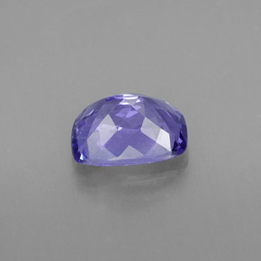Tanzanita azul natural de 0,99 ct, corte cojín, VS-SI