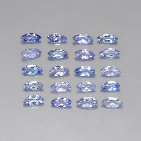 Gemas de tanzanita azul natural de  ct, marquesa, VVS-VS