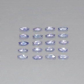 Gemas de tanzanita azul natural de  ct, marquesa, VVS-VS